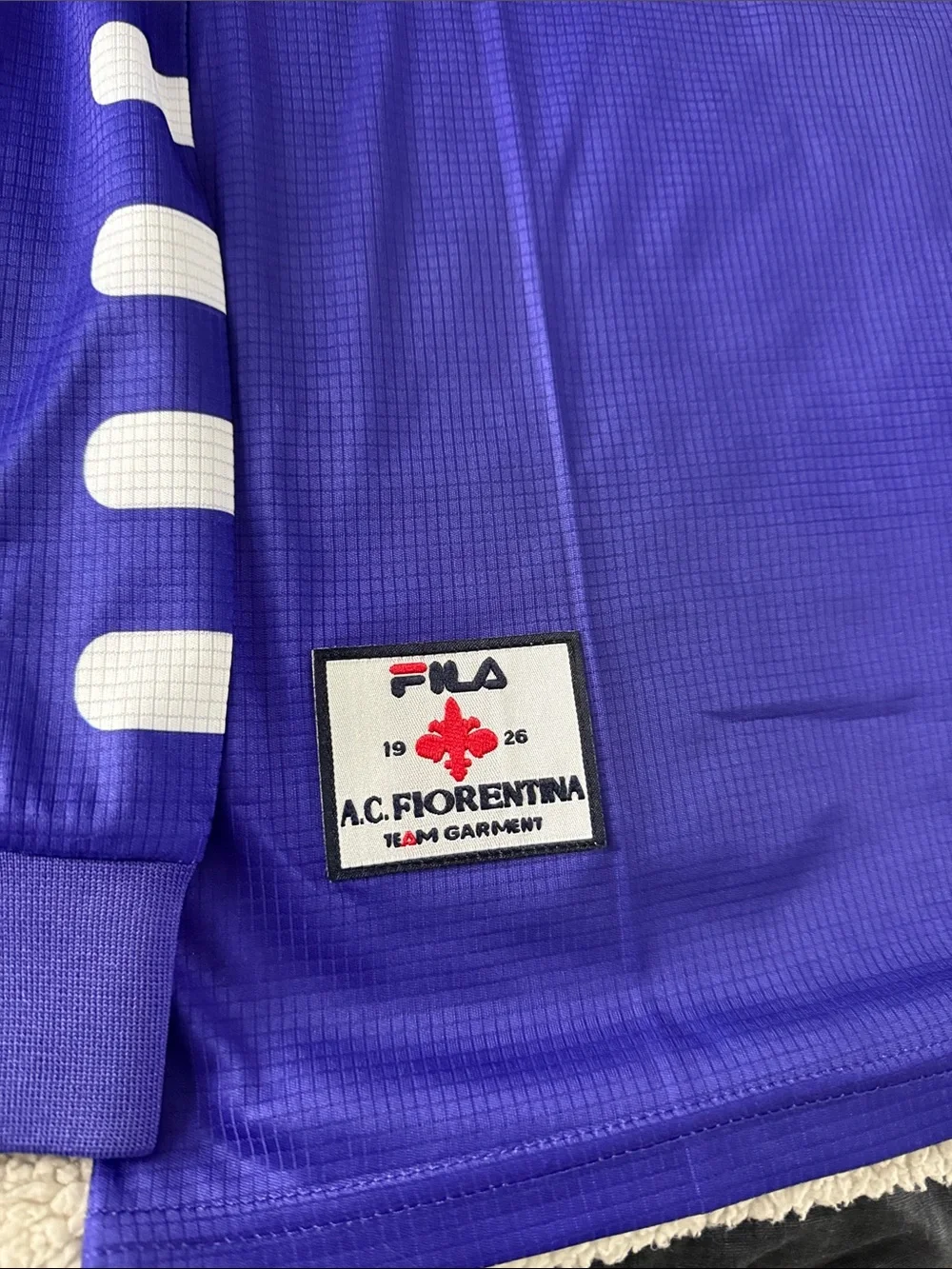 RARE AFC Fiorentina 🇮🇹 #8 Dunga 1998-99 Serie A FILA Long Sleeve Jersey - Picture 8 of 9